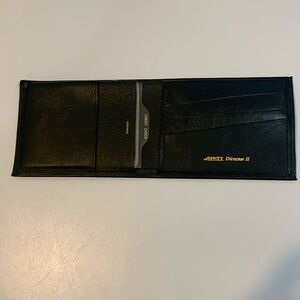 NEW Black Leather Men's Billfold